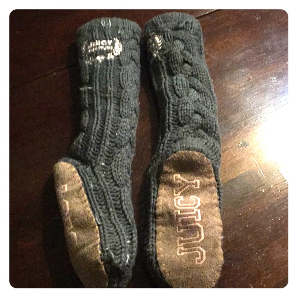 Slippers fuzzy juicy couture